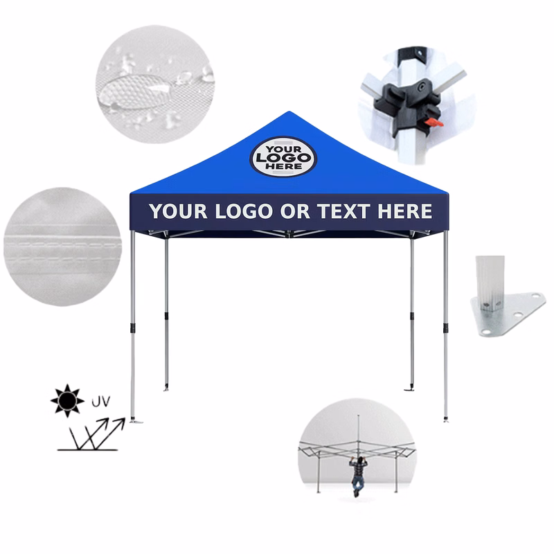 Custom 10' x 10' Event Canopy Tent with Full-Color Printing