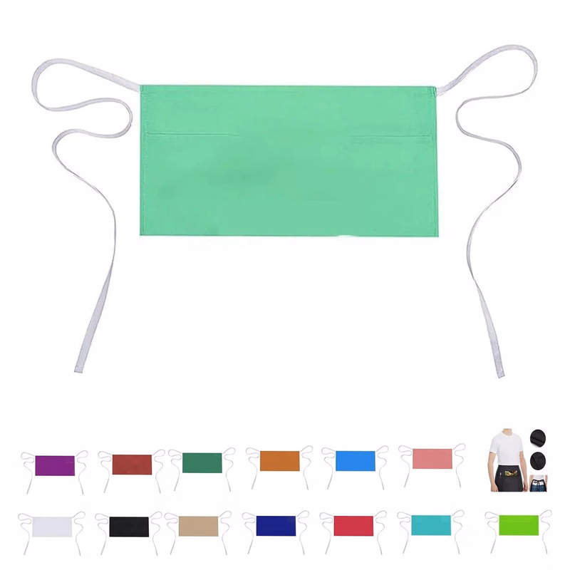 Three Pockets Chef Half Apron