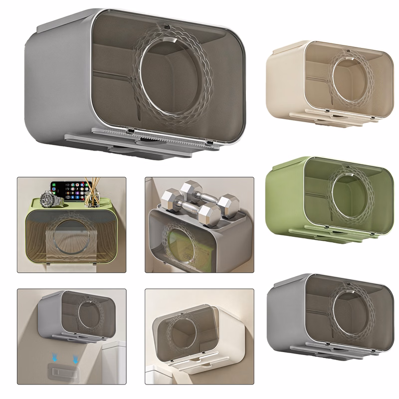 No-drill Wall-mounted Tissue Box