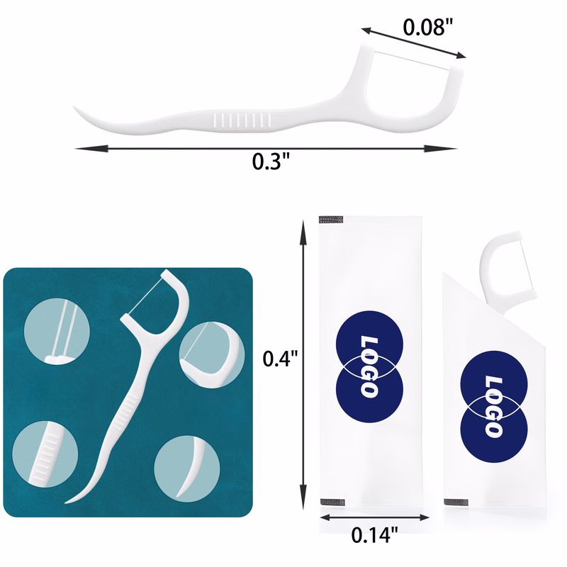 Hygienic Individually Packaged Disposable Dental Floss