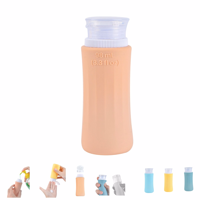 Round Vertical Stripe Refillable Bottle