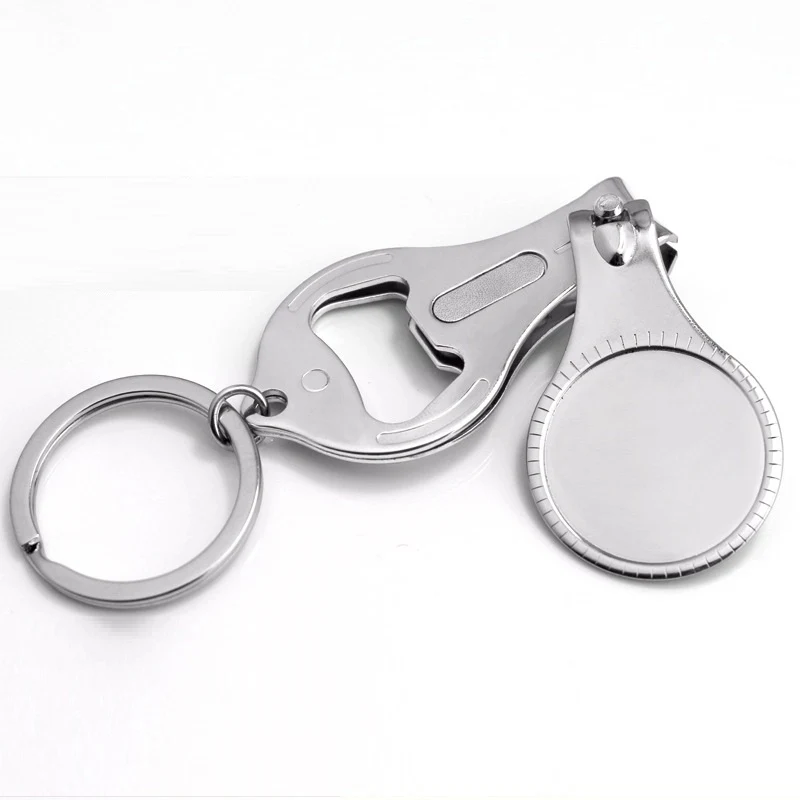 Nail Clipper w/Bottle Opener Key Chain 1