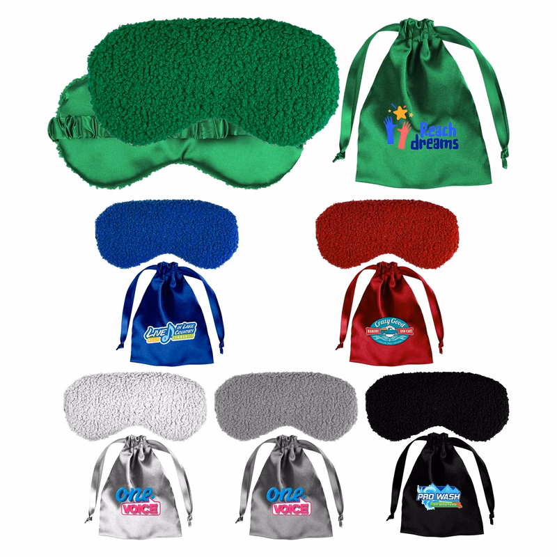 Fuzzy Sleep Mask Set