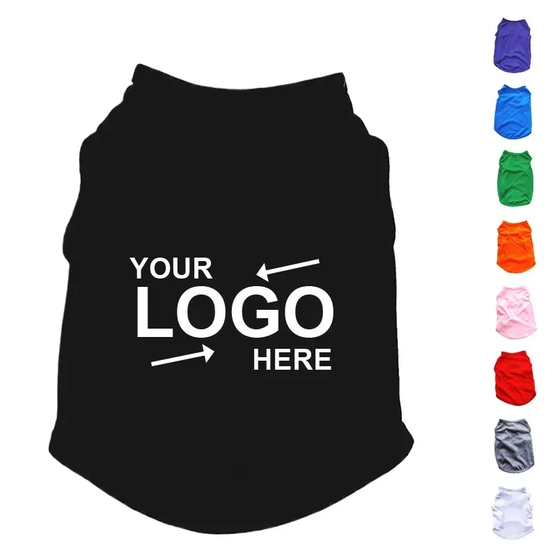 Solid Color Polyester Dog Pet Clothes 1