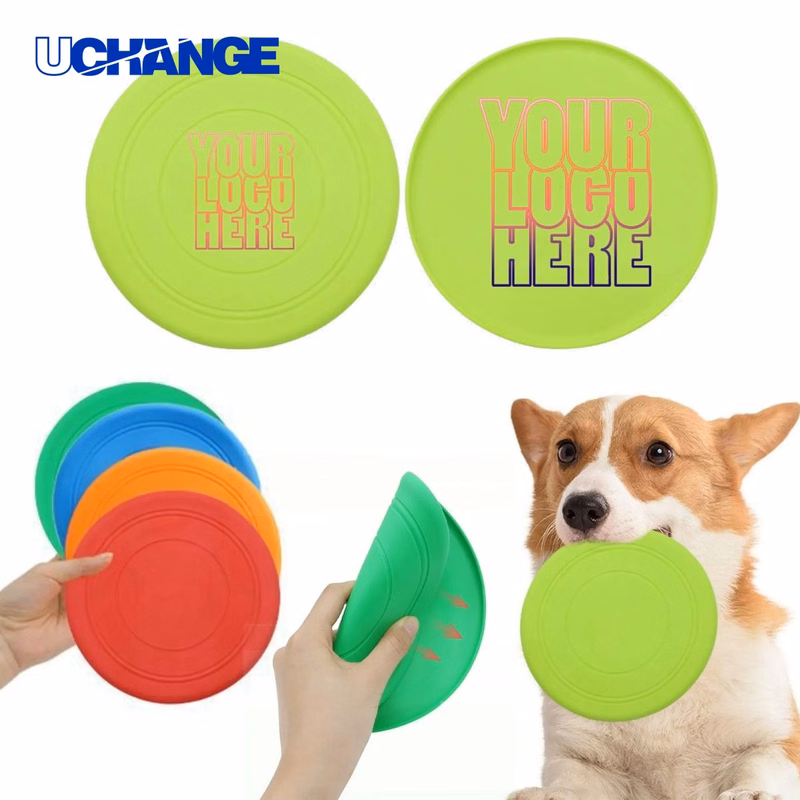 Dog Silicone Flying Disc Toy for Play