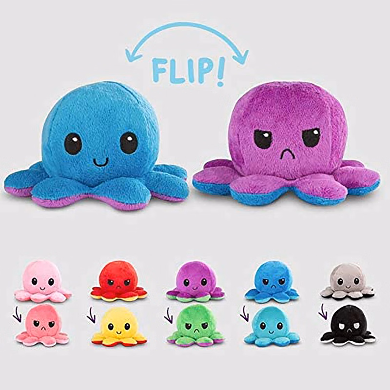Reversible Octopus Plushie