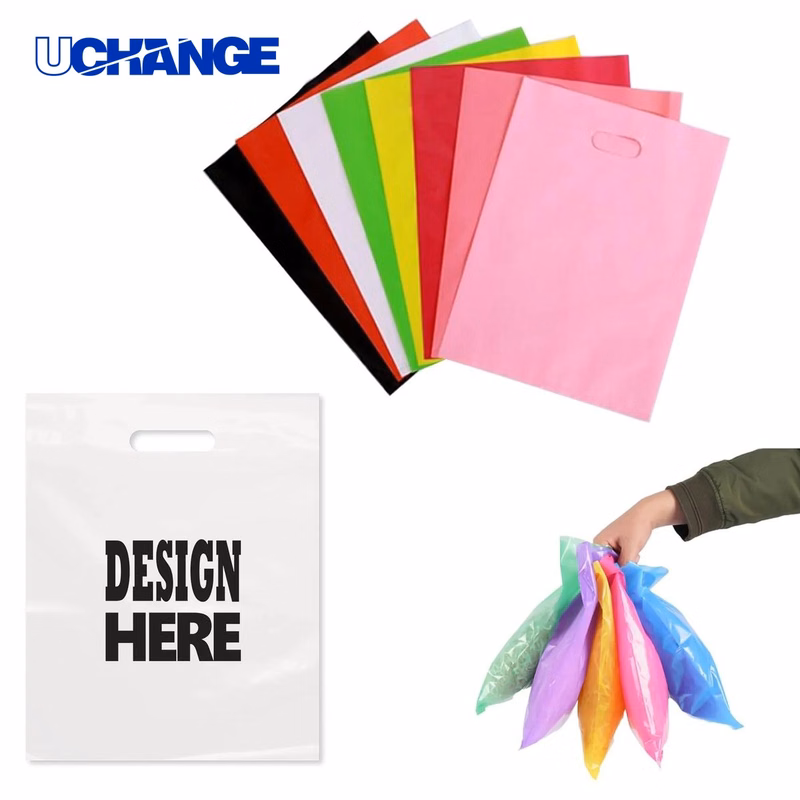 Die-Cut Handle Plastic Bag Container