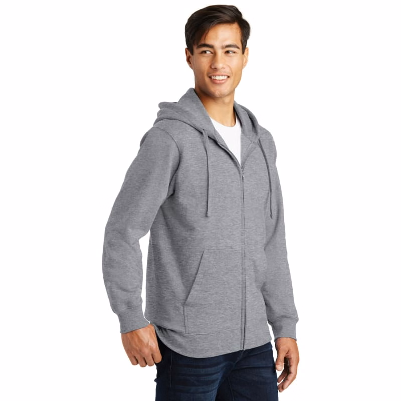 Port & Company Fan Favorite Fleece Full-Zip Hooded Sweatshirt.