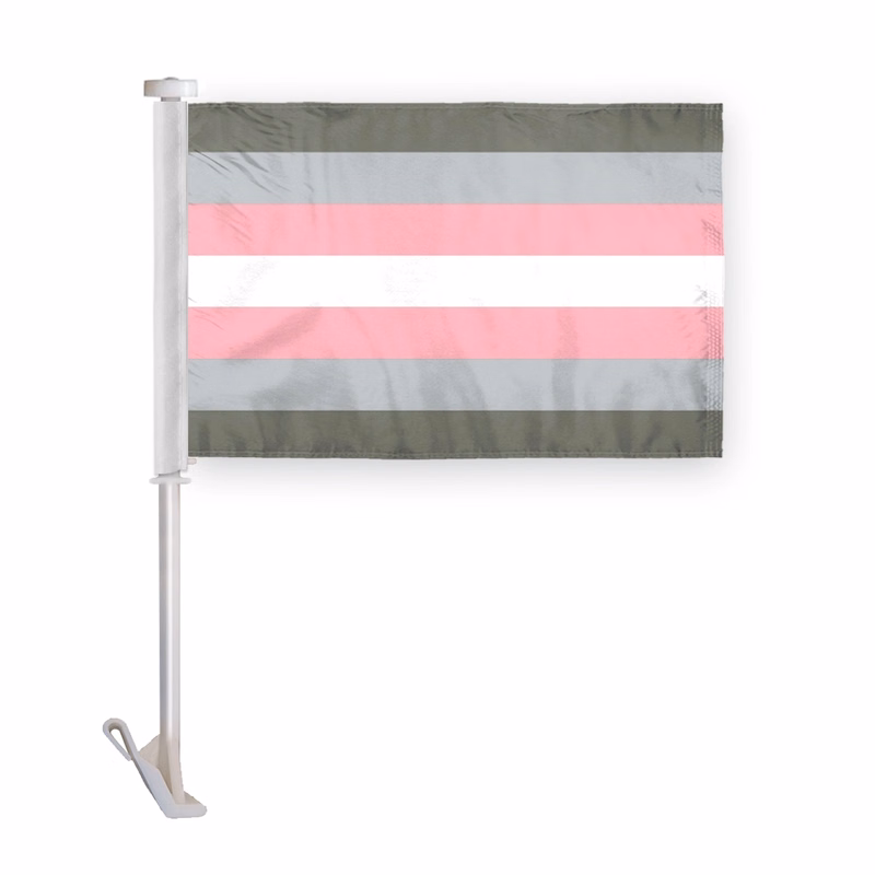 10.5" x 15 " Demigirl Premium Car Flag