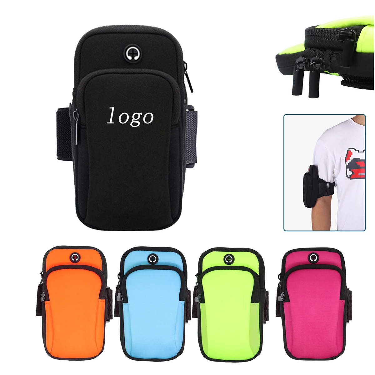 Outdoor Sports Running Mobile Phone Wrist Bag 1