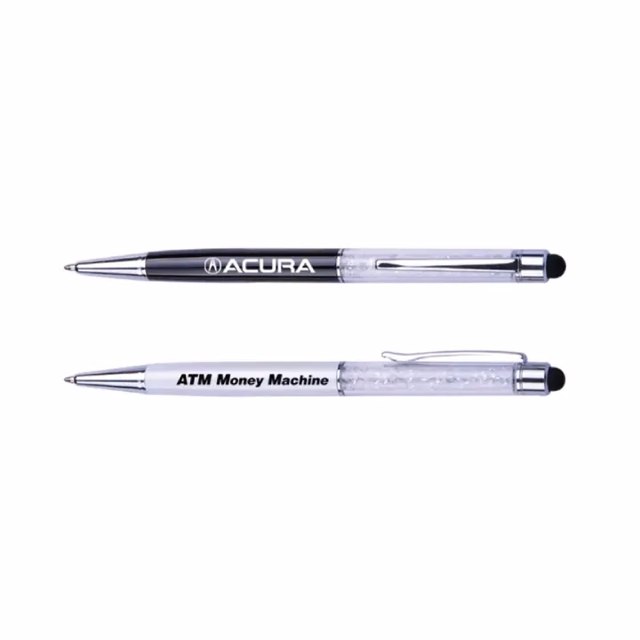 Upper Barrel Gemstone Pen With Stylus