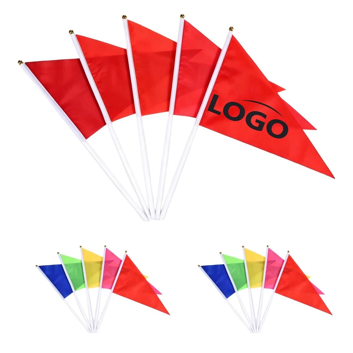 Triangular Hand Waving Flag 1