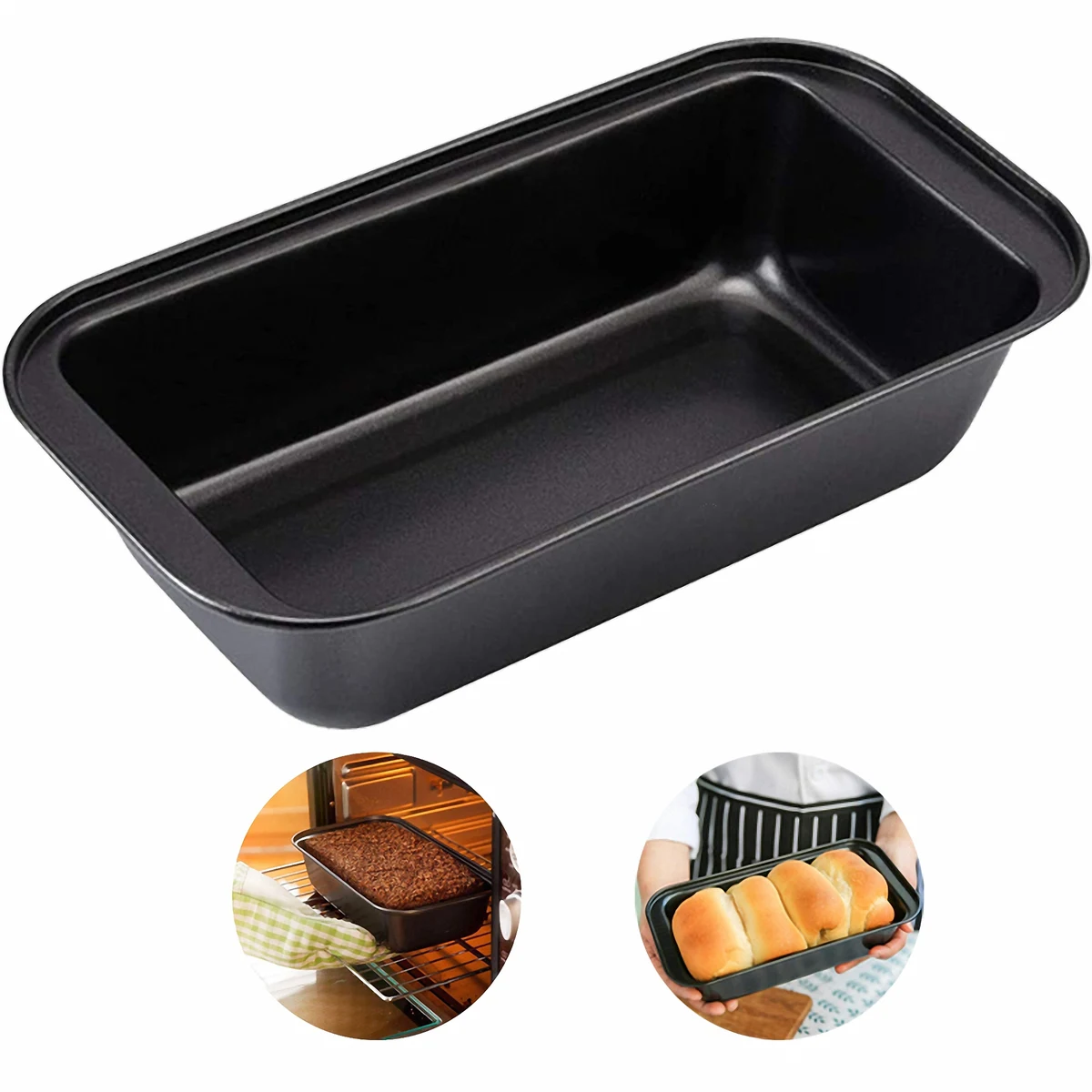 Small Stainless Steel Bread Loaf Pan 1