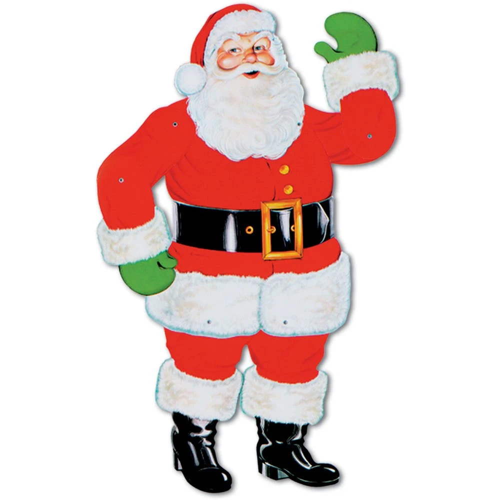 Jointed Santa Cutouts - 29" 1