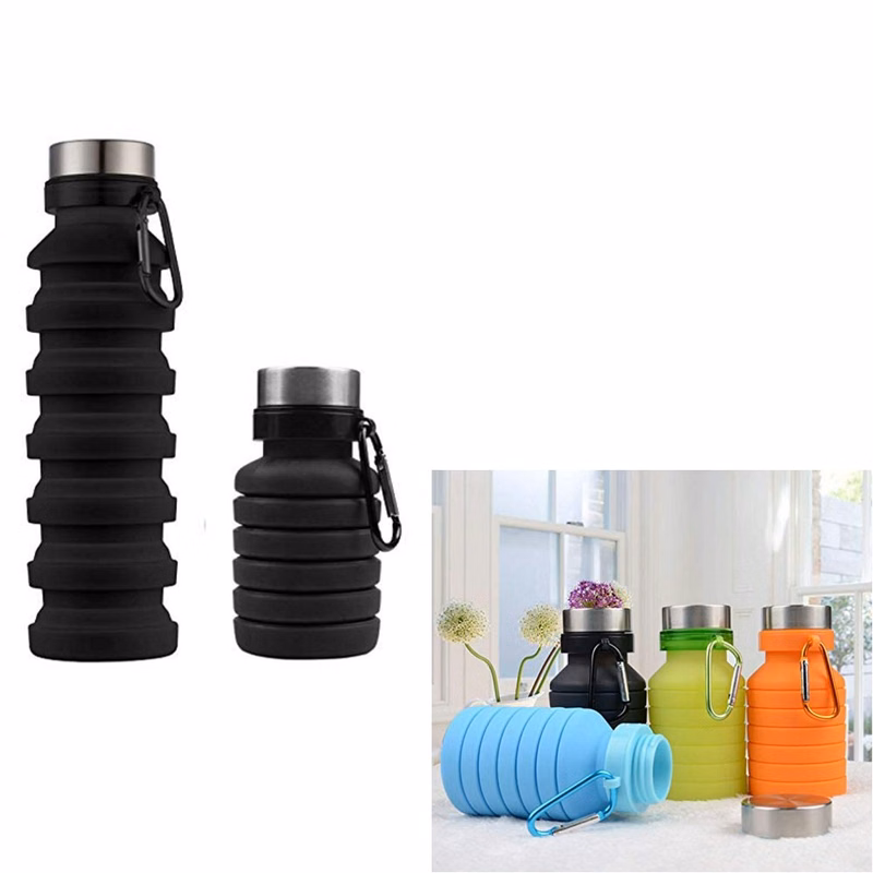 Foldable Silicone Outdoor Sports Bottle