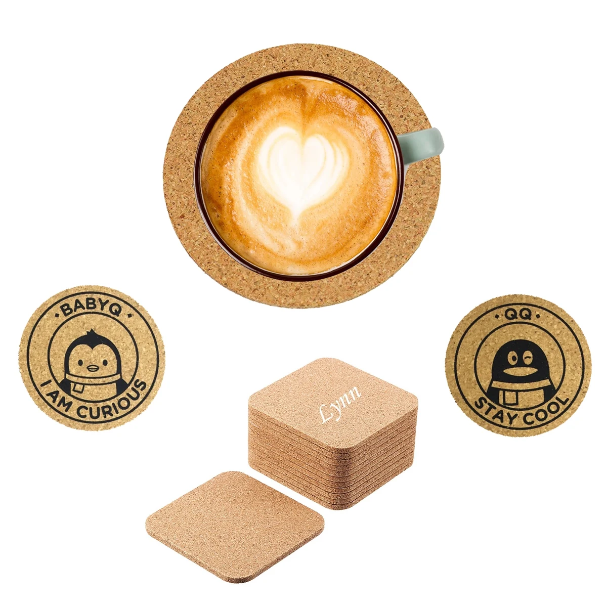 Eco-Friendly Cork Coaster 1