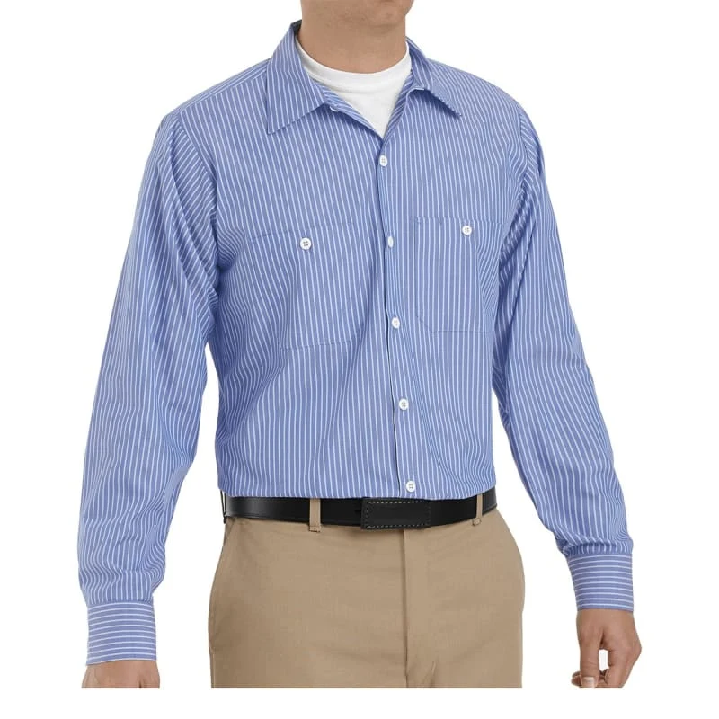 Red Kap Men's Premium Long Sleeve Work Shirt - SP10 1