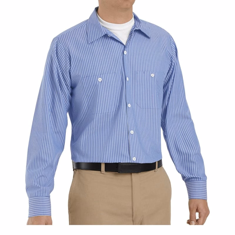 Red Kap Men's Premium Long Sleeve Work Shirt - SP10