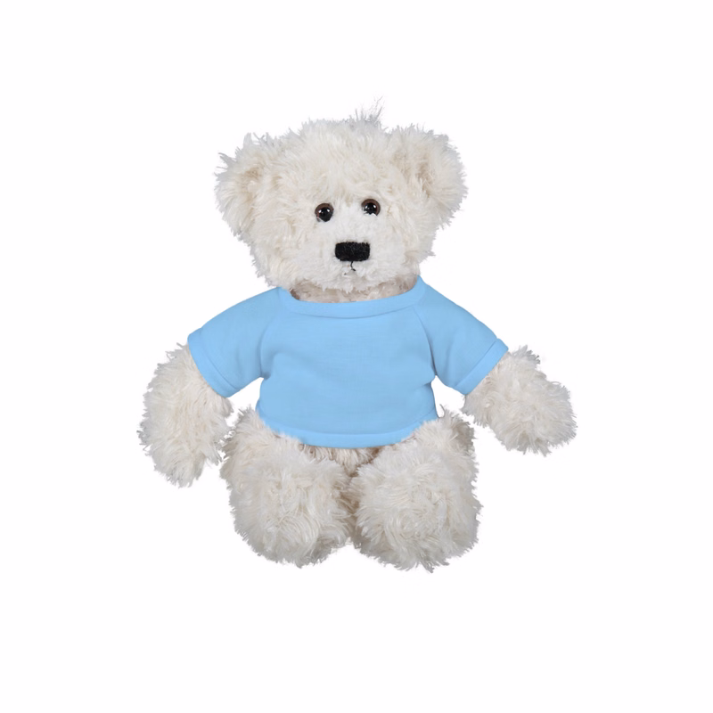 soft plush Cream Brandon Bear  with t-shirt
