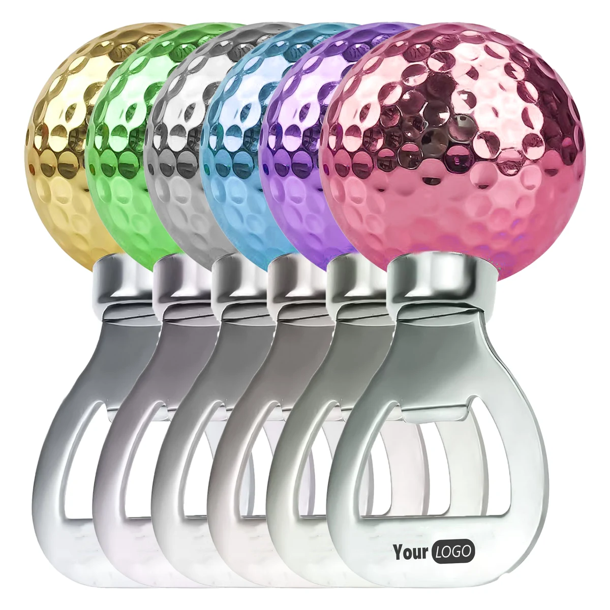 Stainless Steel Personalized Golf Beer Opener 1