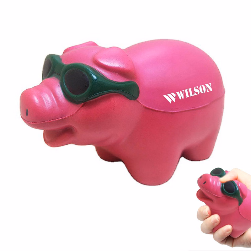 PU Foam Pig Stress Reliever Ball