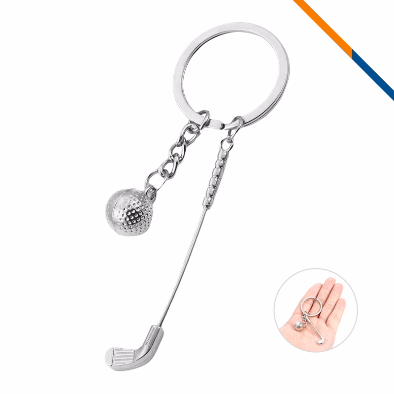 Mini Golf Clubs Keychain