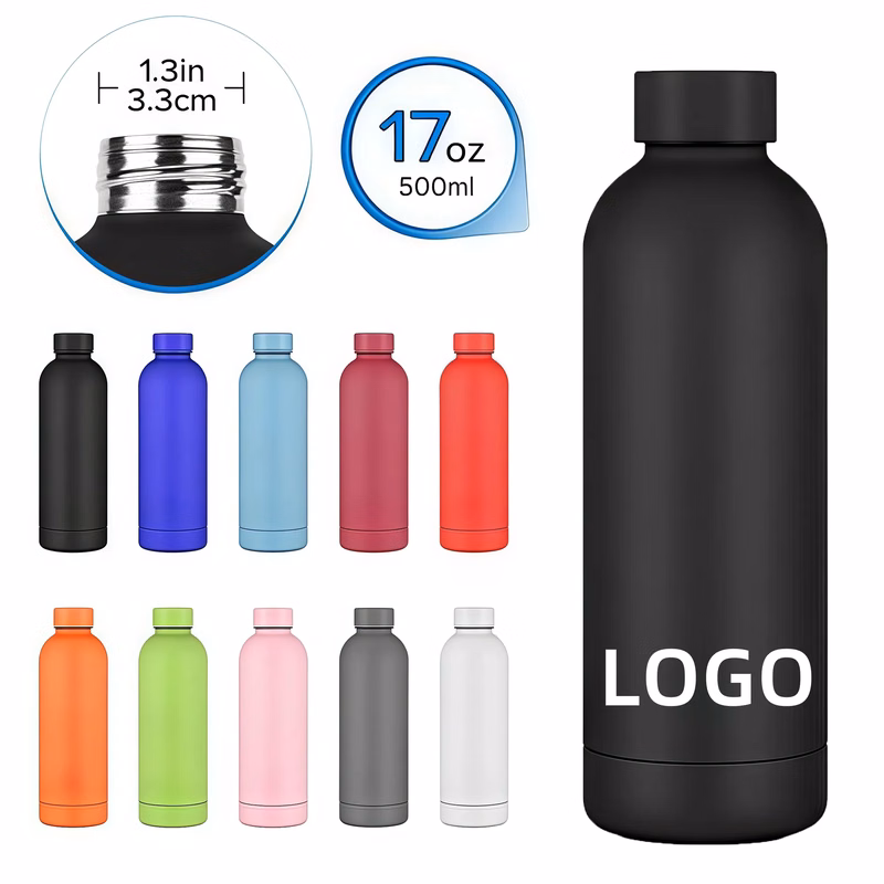 MOQ 17oz Reusable Leak-Proof Stainless Steel Water Bottles