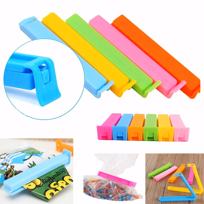 Plastic Food Sealing Clips For Kitchen 4 1/2" L