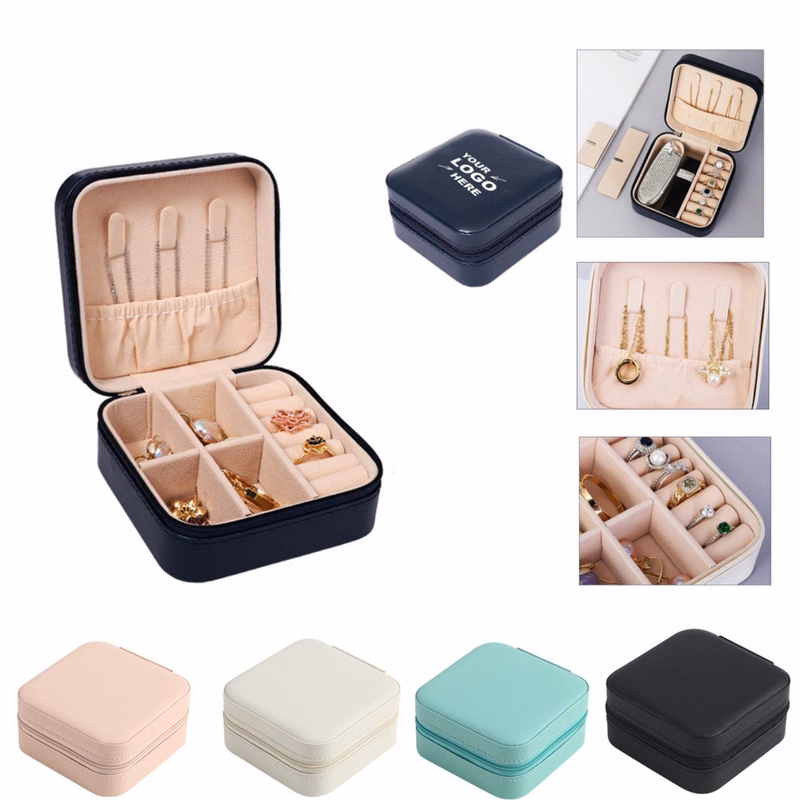 PU Leather Travel Jewelry Box