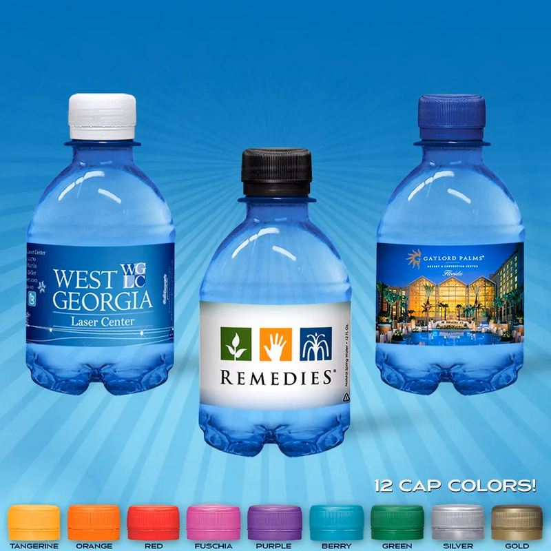 8oz Flat Water Bottle