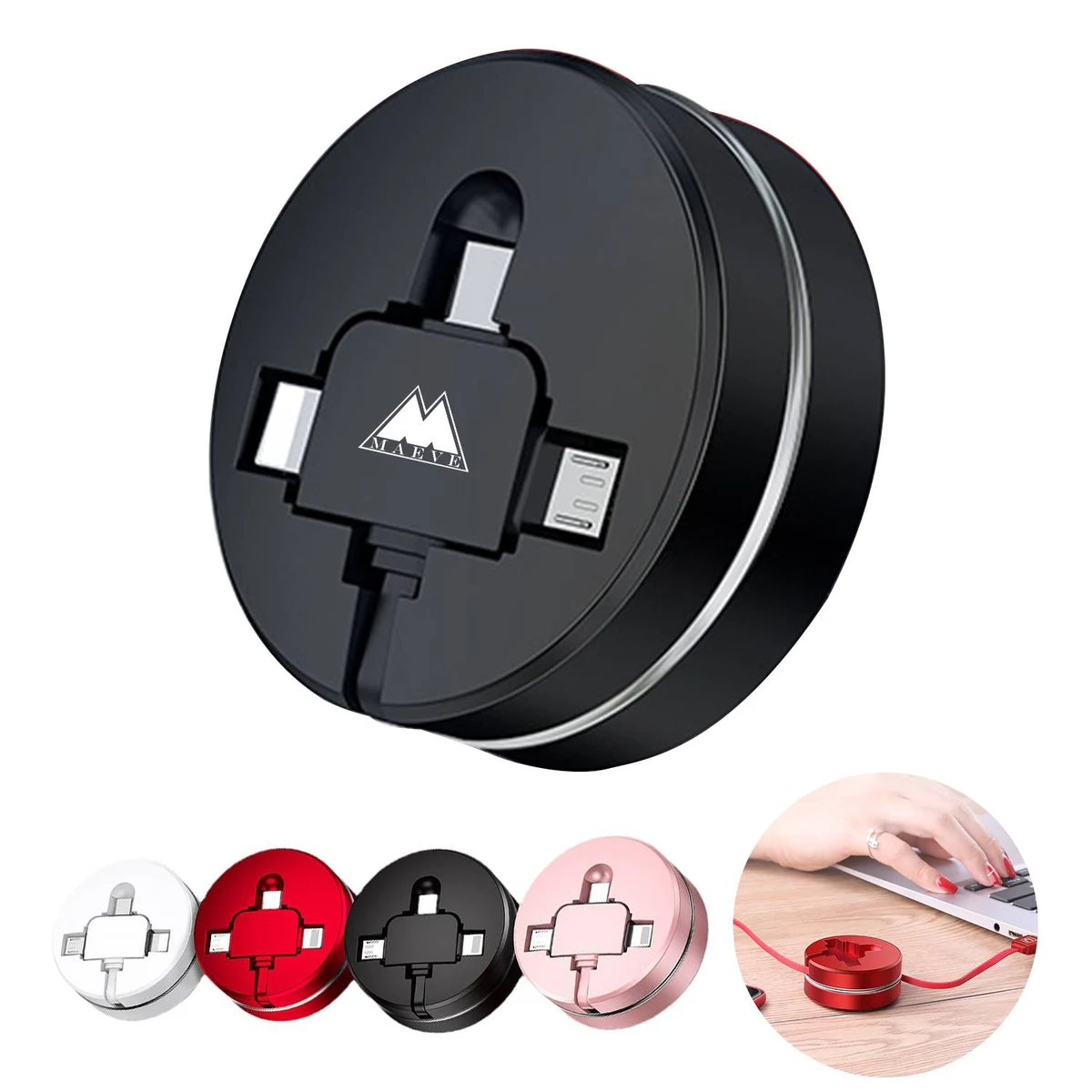 Multifunction Retractable USB Charger Cable 1