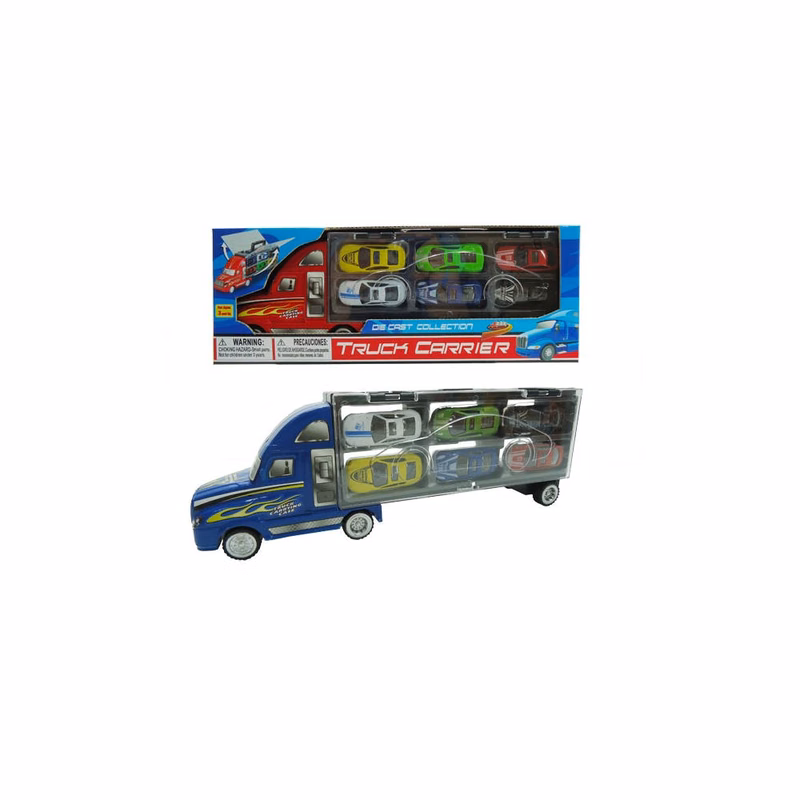 Semi-Truck Carrier Sets - 6 Cars Included