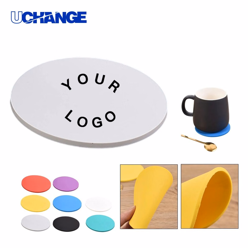Round Ceramic Drink Coaster for Home Use