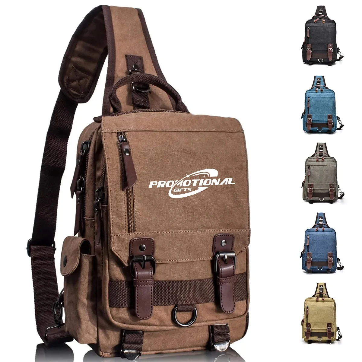 Cross Body Messenger Shoulder Sling Backpack Bag 1