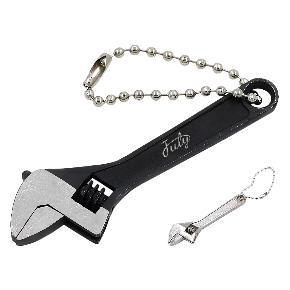 Mini Adjustable Wrench Keychain 1