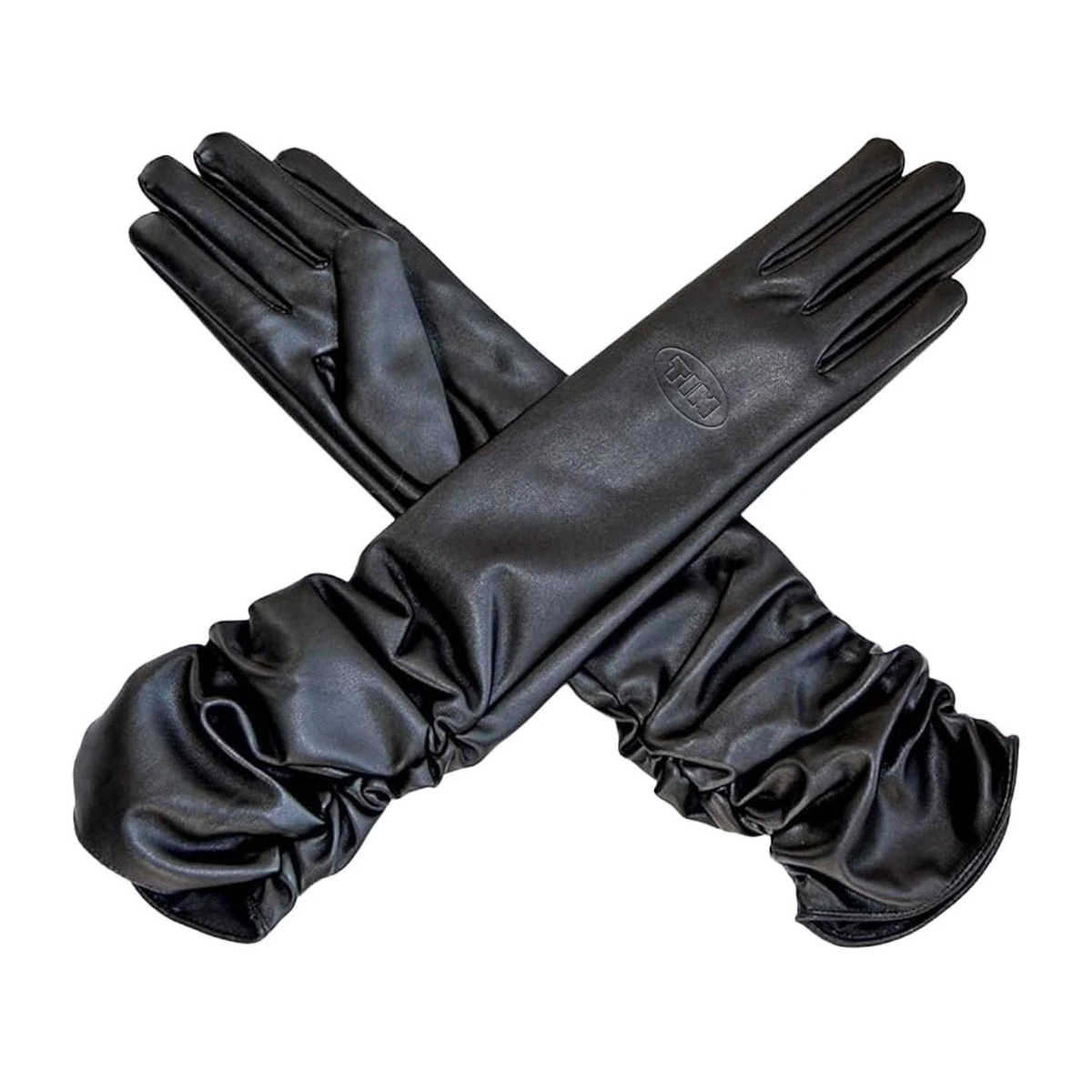 Winter Long Leather Gloves 1