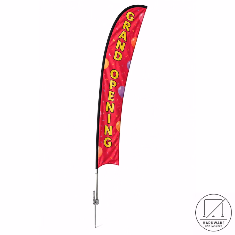 Replacement Flag for 19' X-Large Feather Flag Kit, Full Color Graphics Double Sided