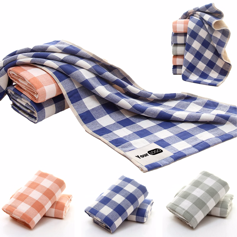 Cotton Checkered Beauty Towel