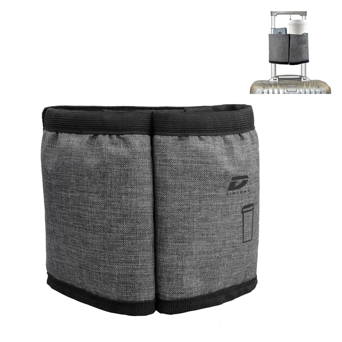 Portable Dual Drink Slots Luggage Travel Cup Holder 1