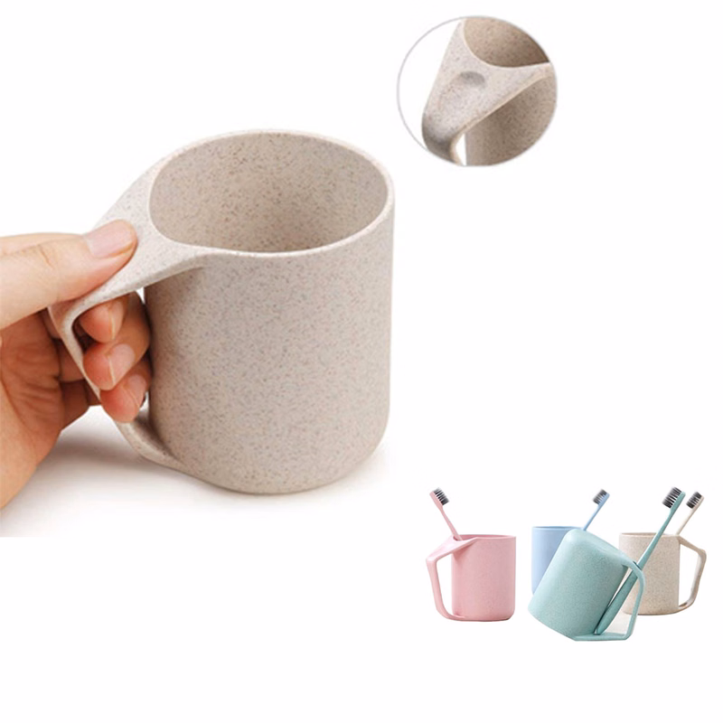 Wheat Straw Toothbrush Cup 12oz