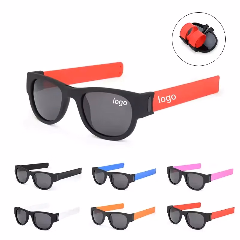 Silicone Foldable Slap Bracelet Sunglass