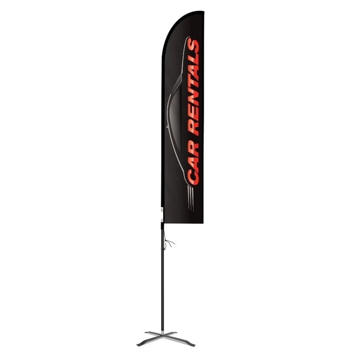 Flex Banner™ Evo™ LX Feather Flag with Pole, Single-Sided 15' 1