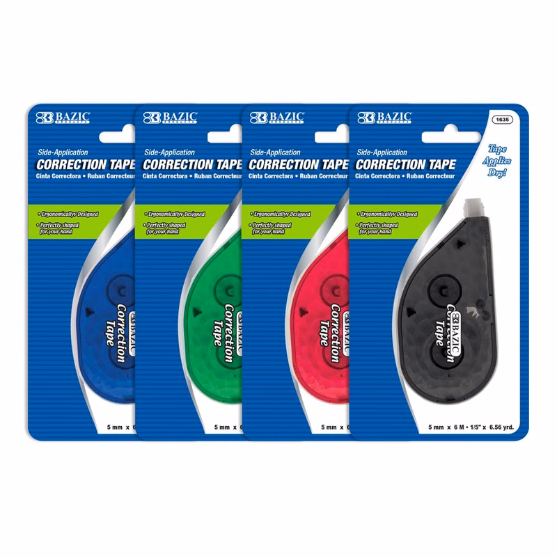 Correction Tape - Single Assorted Colors