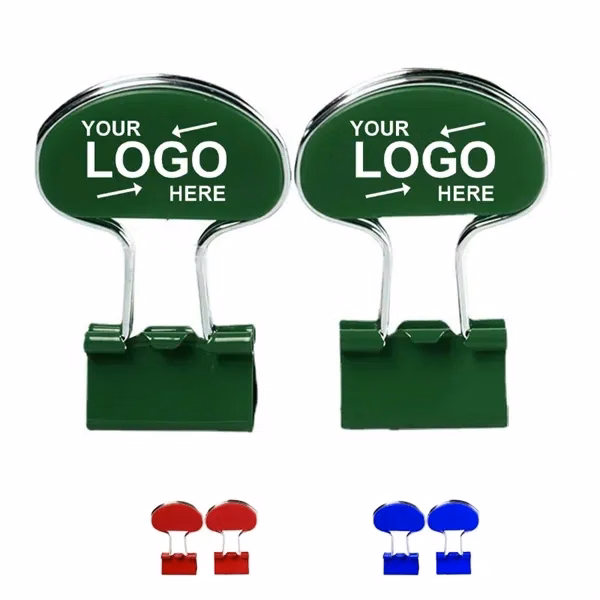 Custom Plastic Paper Clip Organizer Easy-Grip — Office Organization Desk Tool