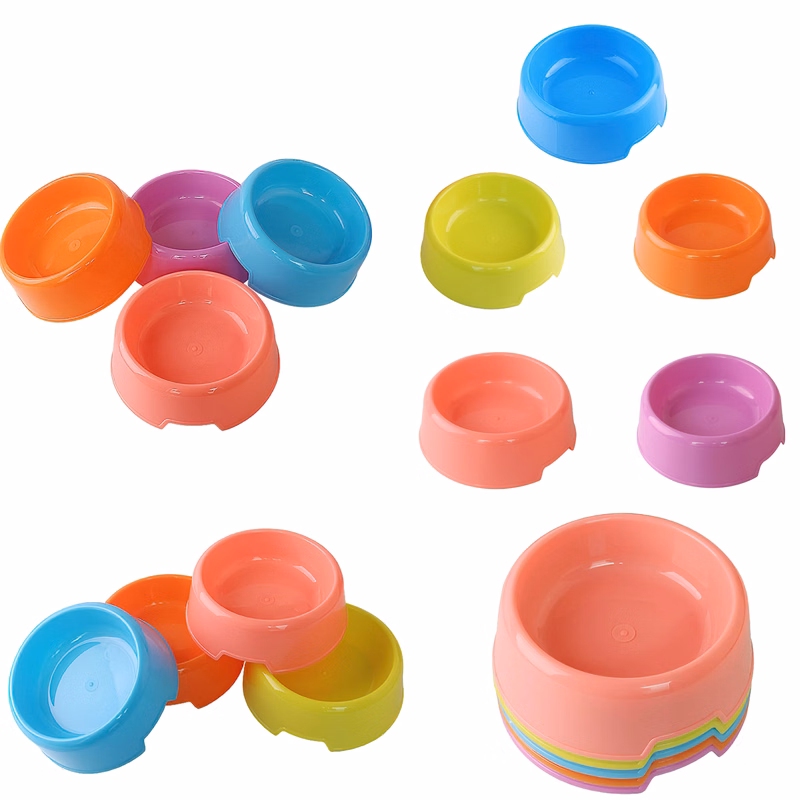 Candy-Colored Cat Dog Supply Bowl