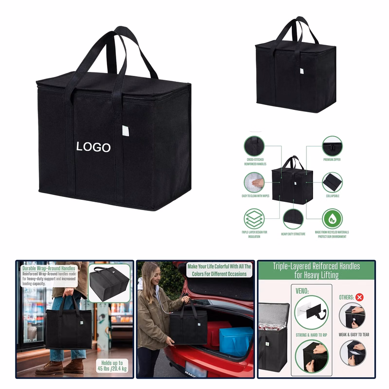 Freezer and Insulated Food Delivery Bags