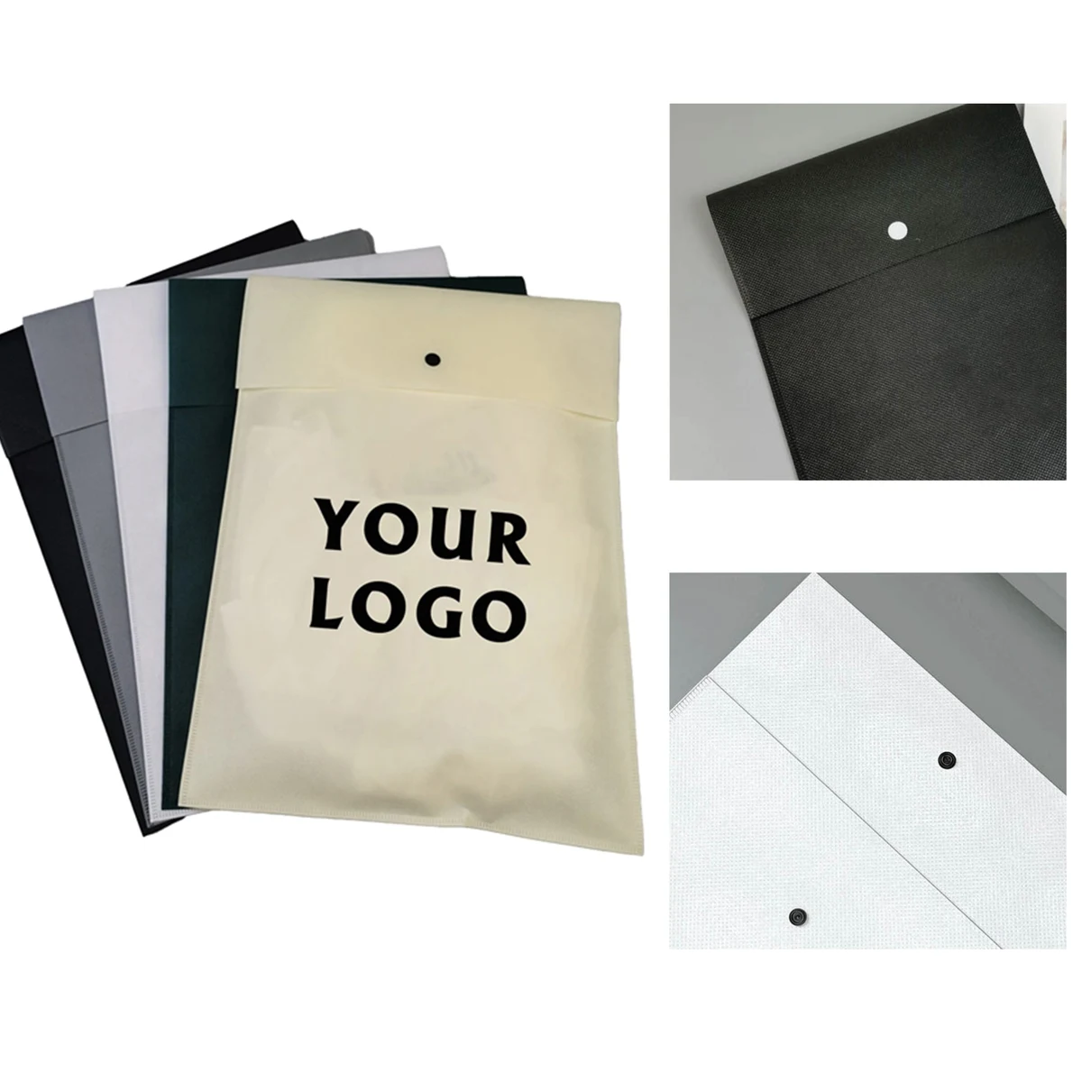 Premium - grade Button - equipped Non - woven Garment Bag 1