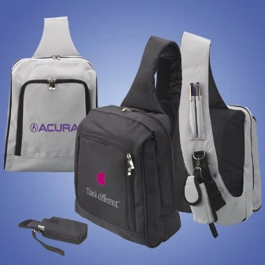 SLING BACKPACK W/ PEN HOLDER & CELL PHONE HOLDER 1