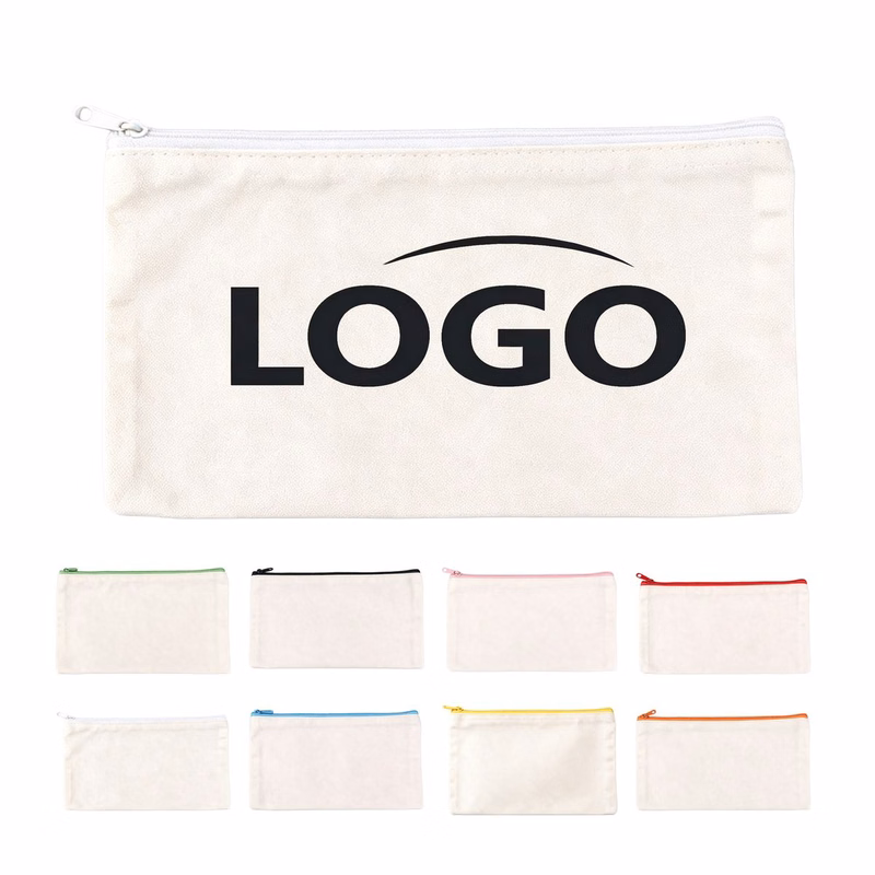Blank Canvas Zipper Pouch