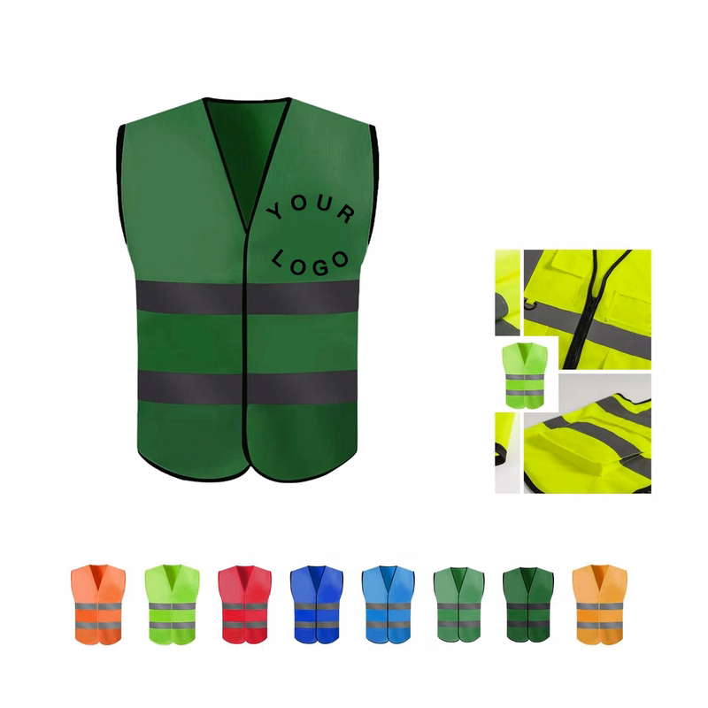 High Visibility Vest with Fastener Closure
